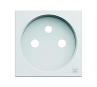 Enjoliveur PC 2P+T gallery antibacterien - HAGER WXD100H