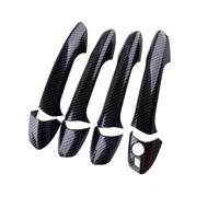 Enjoliveur Poignée Compatible Avec Mercedes-Benz Pour GLK Class Pour X204 2010 2011 2012 2013 2014 2015 Ensemble Garnitures Poignée De Porte Extérieure Texture En Fibre De Carbone