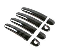 Enjoliveur Poignée Compatible Avec VW Pour Passat Pour B5 Pour B5.5 2000-2005 Couvercle Poignée Latérale Extérieure Garniture Cuvette Porte Cadre Moulage(2 Key Hole Handle)