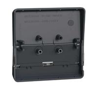 Enjoliveur porte étiquette lumineux IP55 IK08 gris Appareillage étanche sup IP55 Mureva Styl - MUR34203 - Schneider