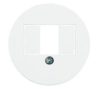 Enjoliveur pour chargeur USB A+A blanc alba 1930 - HAGER 1040