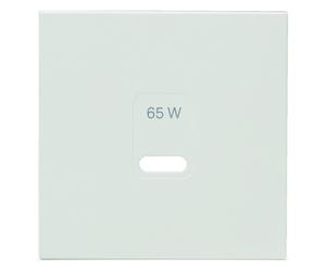 Enjoliveur pour chargeur USB-C pure - HAGER WXD115B