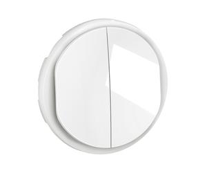Enjoliveur pour double interrupteur et ou va-et-vient Céliane - Blanc - LEGRAND - CB2001