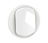 Enjoliveur pour interrupteur et ou va-et-vient avec porte-étiquette Céliane + 2 étiquettes - Blanc - LEGRAND - CB5001