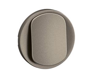 Enjoliveur pour interrupteur et ou va-et-vient Céliane - Titanium - LEGRAND - CT0001