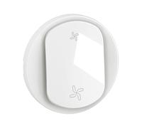 Enjoliveur pour interrupteur ou poussoir VMC Céliane 2 vitesses - Blanc - LEGRAND - CB6001