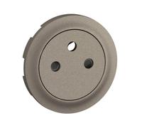enjoliveur - pour prise 2p+t - surface - titane - legrand céliane ct0111