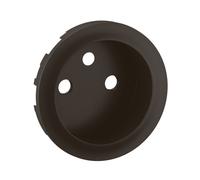 Enjoliveur pour prise de courant fort 2P+T à puit bornes à vis Céliane - Noir - LEGRAND - CN0116