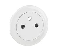 Enjoliveur pour prise de courant fort 2P+T Surface Céliane - Blanc Antimicrobien - LEGRAND - CB9027