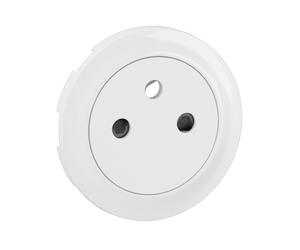 Enjoliveur pour prise de courant fort 2P+T Surface Céliane - Blanc Antimicrobien - LEGRAND - CB9027