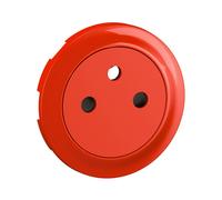 Enjoliveur pour prise de courant fort 2P+T surface Céliane - Rouge - LEGRAND - CB0111