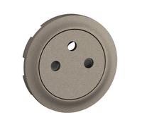 Enjoliveur pour prise de courant fort 2P+T Surface Céliane - Titanium - LEGRAND - CT0111