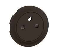 Enjoliveur pour prise de courant fort 2P+T Surface Confort Céliane - Noir - LEGRAND - CN0111