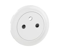 Enjoliveur pour prise de courant fort à puit 2P+T surface Céliane - Blanc - LEGRAND - CB0111