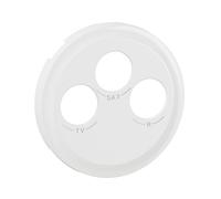 Enjoliveur pour prise TV-R-SAT DAB+ Céliane - Blanc - CB0388