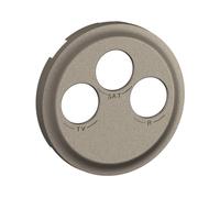 Enjoliveur pour prise TV-R-SAT DAB+ Céliane - Titanium - LEGRAND - CT0388