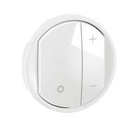 Enjoliveur pour variateur type poussoir pour ballasts - Céliane - LEGRAND - Avec neutre