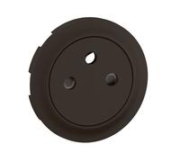 Enjoliveur prise 2P+T Surface Céliane - Noir - LEGRAND - Céliane - Enjoliveur prise 2P+T