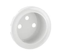 Enjoliveur prise de courant 2P+T à puit bornes à vis - Blanc - Céliane - CB0116 - Legrand