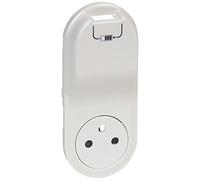 enjoliveur - prise de courant 2p+t + usb- legrand céliane - blanc