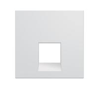 Enjoliveur prise RJ45 Gallery 45° 2 modules pure - HAGER WXD230B