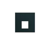 Enjoliveur prise RJ45 Hager Gallery - 2 modules - Noir