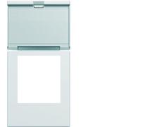 Enjo RJ45 porte-etiqu 1M pure - APPAREILLAGE MURAL GALLERY HAGER WXD205B
