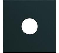 Enjoliveur prise TV Hager Gallery - 2 modules - Noir