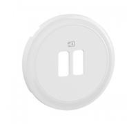enjoliveur - pour prise usb - simple ou double - titane - legrand céliane ct0154