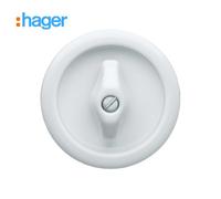 Enjoliveur Rotatif Blanc Porcelaine - HAGER WMV785B