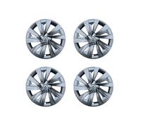 Enjoliveur Roue Jantes Lot 4 Enjoliveurs Roue 19 Pouces pour Tesla, pour Model pour Y, pour Juniper, Accessoires De Remplacement pour Jantes Complètes(Gun Grey)