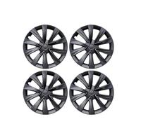 Enjoliveur Roue Jantes Lot 4 Enjoliveurs Roue De 18 Pouces pour Tesla pour Model pour 3 (2018-2023), Accessoires Remplacement pour Jantes Complètes(Matte Black)