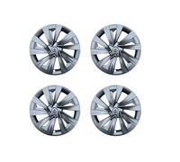 Enjoliveur Roue Jantes Lot 4 Enjoliveurs Roue De 19 Pouces pour Tesla, pour Model pour Y, pour Juniper, Accessoires De Remplacement pour Jantes Complètes(Gun Grey)