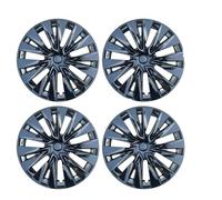 Enjoliveur Roue Jantes Lot De 4 Enjoliveurs 19 Pouces pour Tesla pour Model pour Y 2018-2024, Couvercle Roue Remplacement Moyeu Roue, Accessoires Couverture Jante Complète(Bright Black)