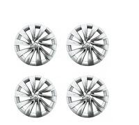 Enjoliveur Roue Jantes Lot De 4 Enjoliveurs De Roue De 20 Pouces pour Tesla, pour Model pour Y, pour Juniper, Accessoires Remplacement pour Jantes Complètes(Sliver)