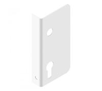 Enjoliveur - serrure en applique verticale GA - blanc - droit TIRARD
