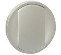 Legrand Enjoliveur Céliane 068301 pour interrupteur, va-et-vient ou poussoir Soft – Titane Gris