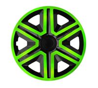 Enjoliveur universel 15'' NRM Action Doublecolor vert-noir 1 pièce