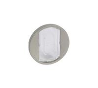 Legrand 068314 Enjoliveur Céliane pour Interrupteur, Va-et-vient ou Poussoir Porte Étiquette, Finition Titane, Lot de 10