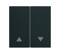 Enjoliveur volet roulant Gallery 2 modules Night - HAGER WXD300N