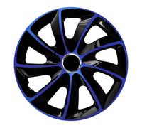Lot de 4 enjoliveurs STIG Extra Noir/Bleu 13"