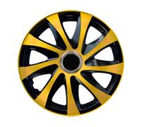 Enjoliveurs 15" noir doré roues Drift Extra NRM