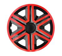 Enjoliveurs 16"" NRM Action Double couleur rouge/noir 4 pcs.