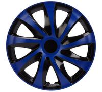 Enjoliveurs 16" roues 4 pcs noir et bleu DRACO CS NRM