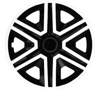 Enjoliveurs Action DOUBLECOLOR Blanc-Noir 4 Pcs (15")