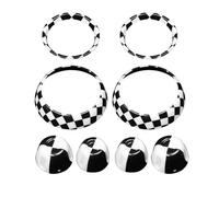 Enjoliveurs Bouches Compatible Avec Mini Pour Cooper F56 2015 2016 2017 2018 2019 Kit Garniture Bouton Sortie Couvercle D'anneau Ventilation Climatisation