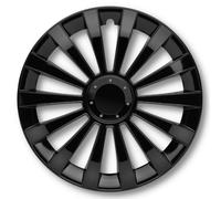 Enjoliveurs de haute qualité 16 pouces noir brillant 4 pièces enjoliveurs pro...