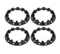 Enjoliveurs de Pneu, 4 Pièces, Couvercle de Garniture de Moyeu de Roue, Enjoliveurs de Protection de Pneu, Capuchon de Jante Universel pour ATV Go Kart (10 pouces)
