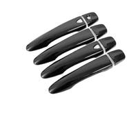 Enjoliveurs De Poignées Porte Extérieures Pour Nissan Pour X-Trail T32 (2014-2020) Poignées Porte Extérieure(Noir,2 boutons)