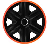 Enjoliveurs de roue pour jantes en acier Jeu de 4 enjoliveurs bicolore 14 pouces